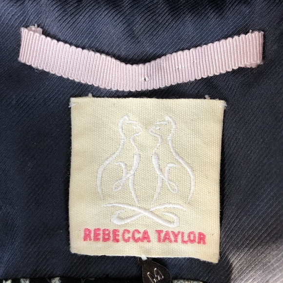Rebecca Taylor Faux Fur Crop Coat w/ Silk Trim - Picture 6 of 8
